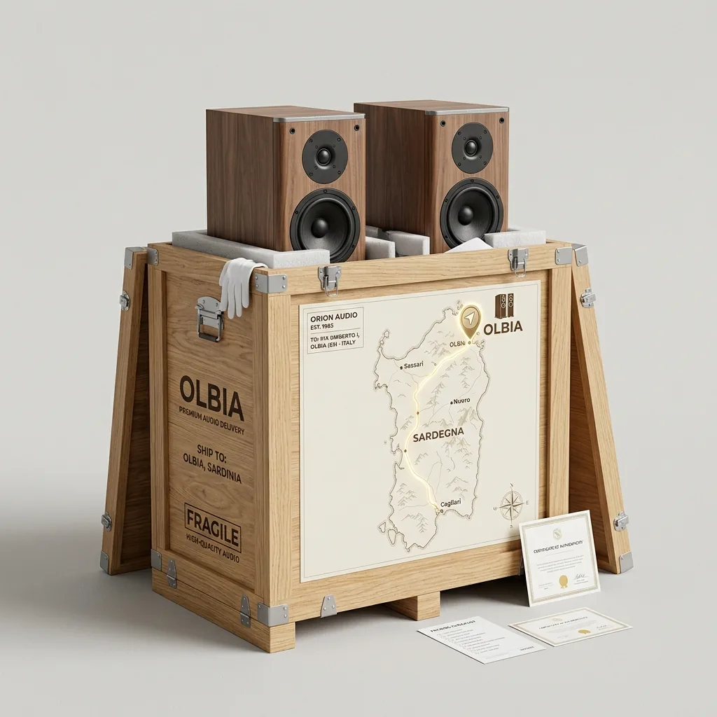 Haut-parleurs audio chez Olbia et Costa Smeralda