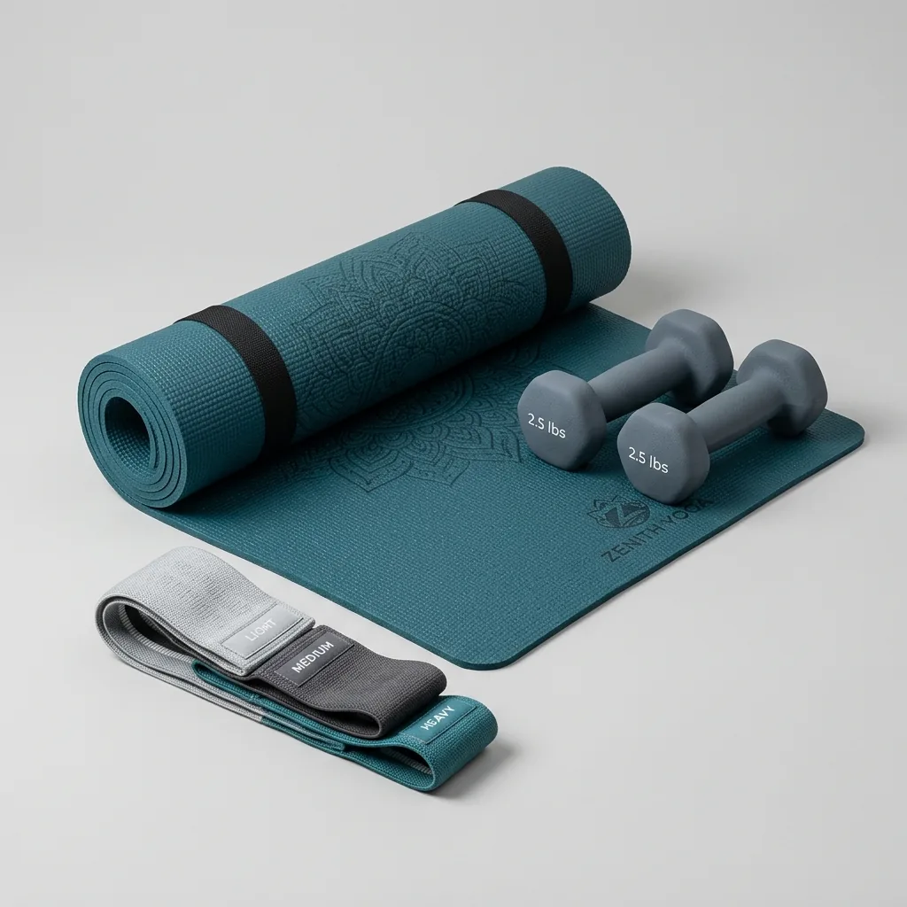 Location de kit de yoga avec poids et élastiques chez Cagliari