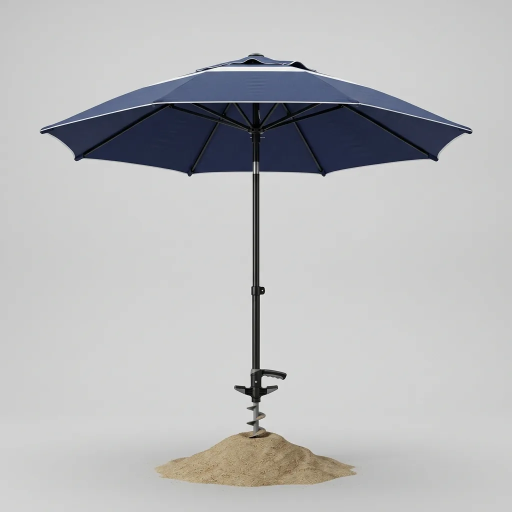 Location de parasol coupe-vent UV50+ à Cagliari