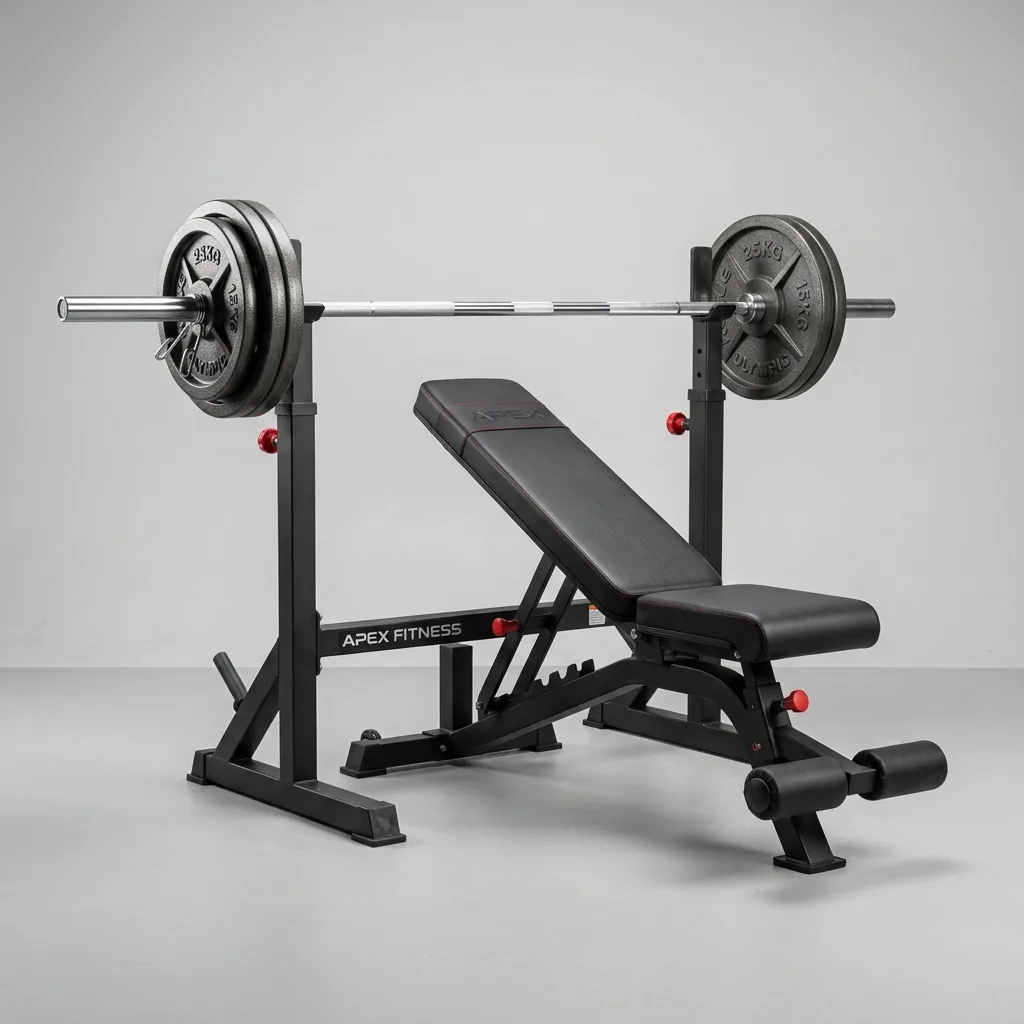 Location banc de musculation avec haltères et disques à Cagliari