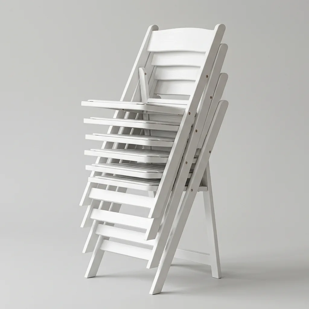 Location de chaises pliantes en bois à Cagliari